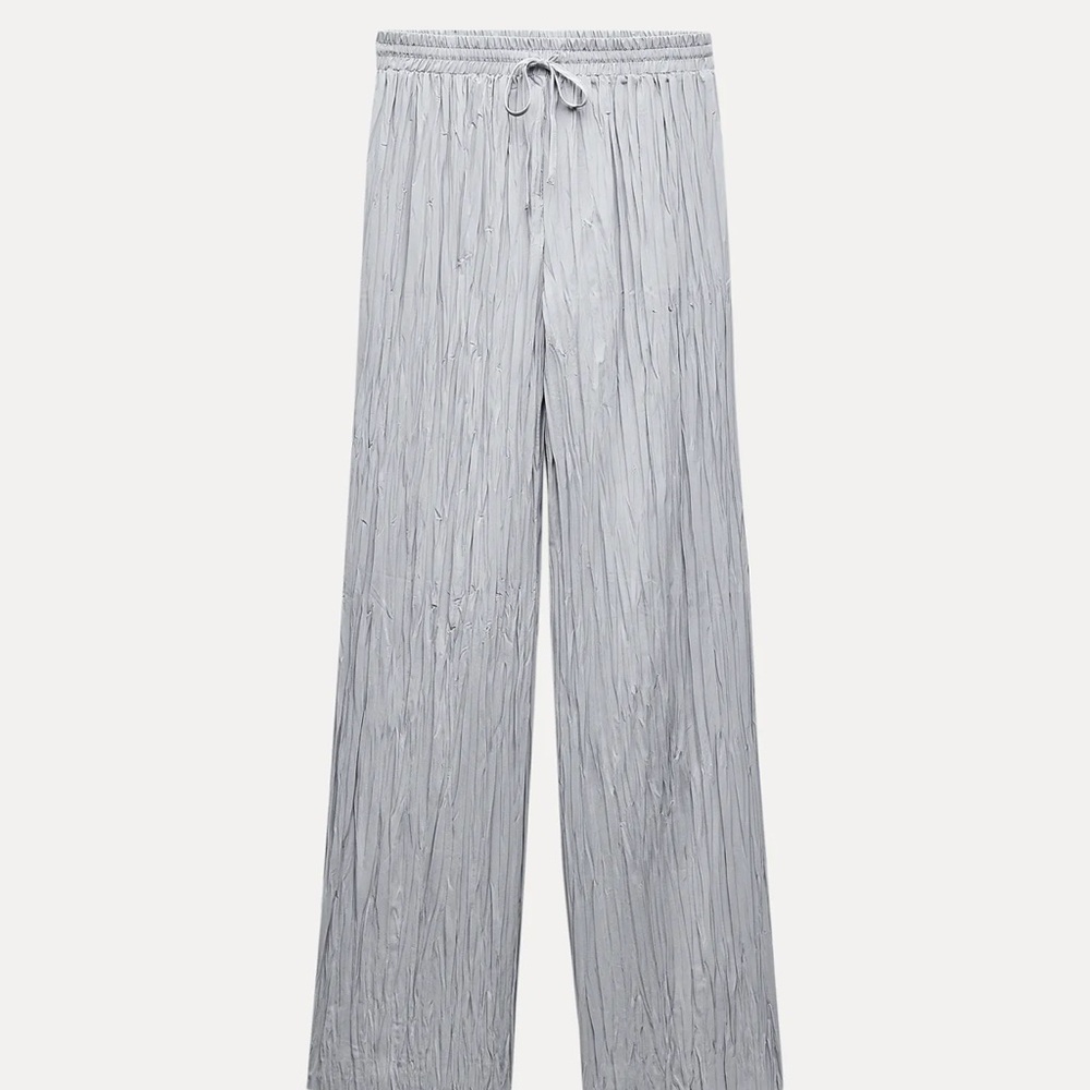 Pleated lilac/Gray Pants